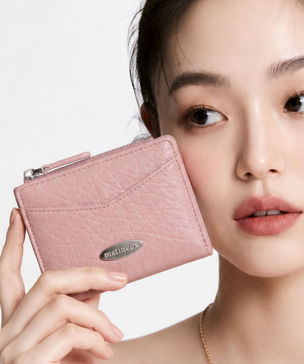 마틴콕스(MATINCOX) Vflat Card Wallet - Softpink