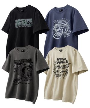 [SET] 그래픽 피그먼트 오버핏 반팔티셔츠 VOL.01