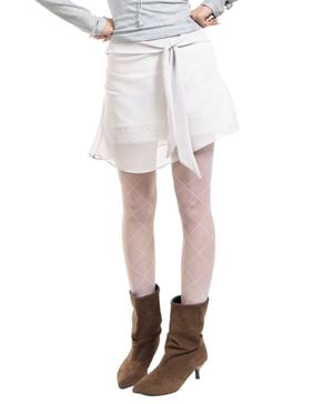 Rosy midi skirt (ivory)