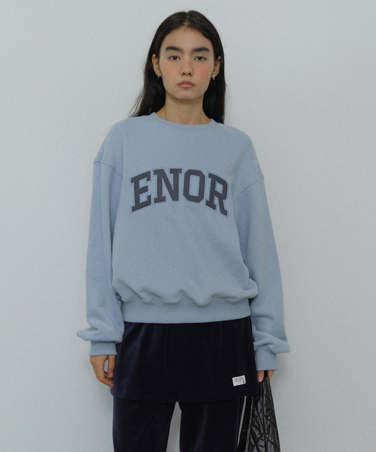 엔오르(EN OR) [CORE][기모X] ENOR CORE SWEATSHIRT - LIGHT BLUE