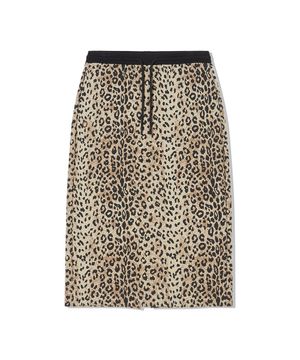 여성) 미니멀 라독 자수 와펜 스커트