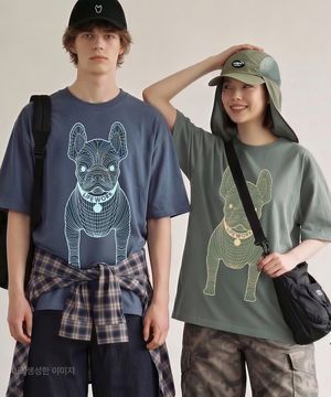 가먼트다잉 빅라독 반팔 티셔츠