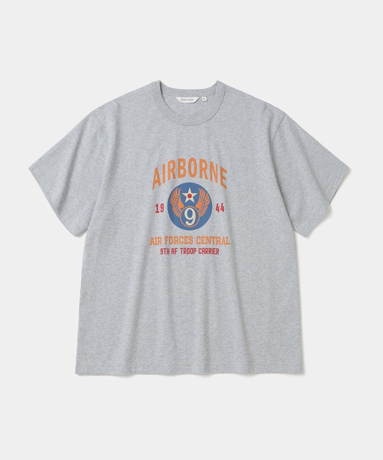 airborne s/s t-shirt 8% melange