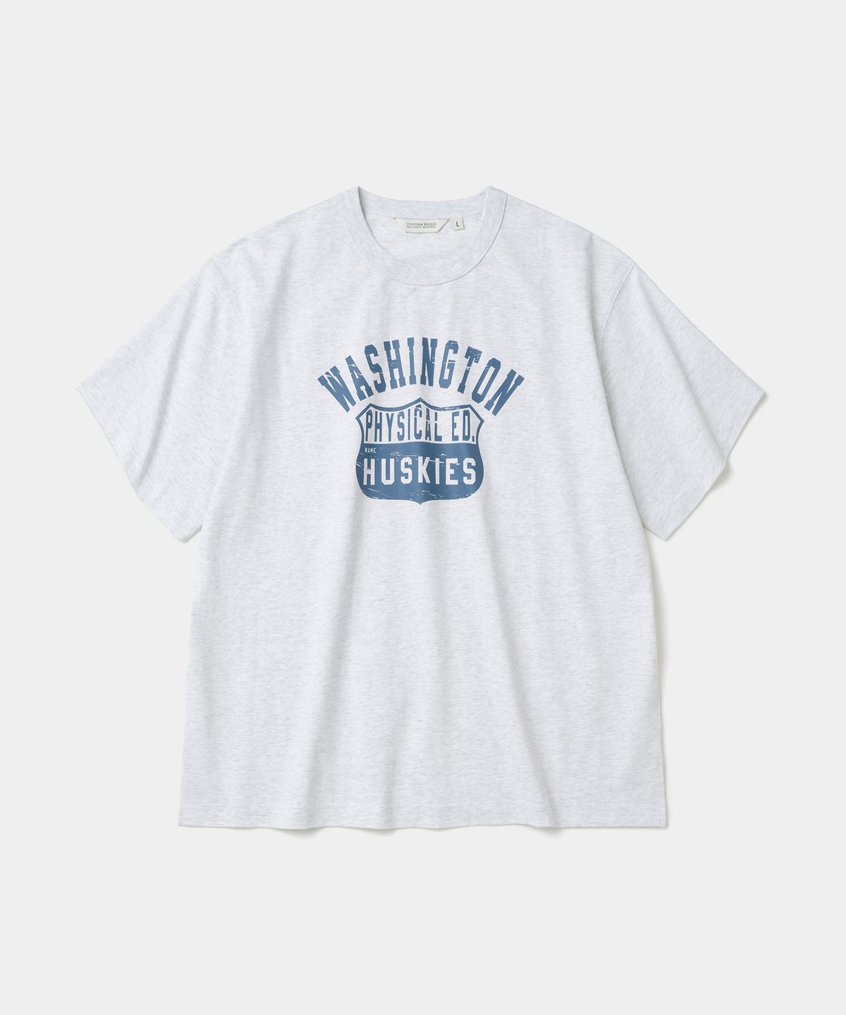 유니폼브릿지(UNIFORM BRIDGE) washington s/s tee 1% melange