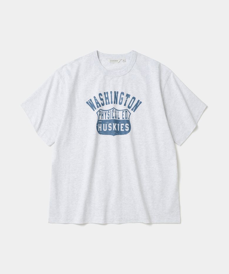 washington s/s tee 1% melange