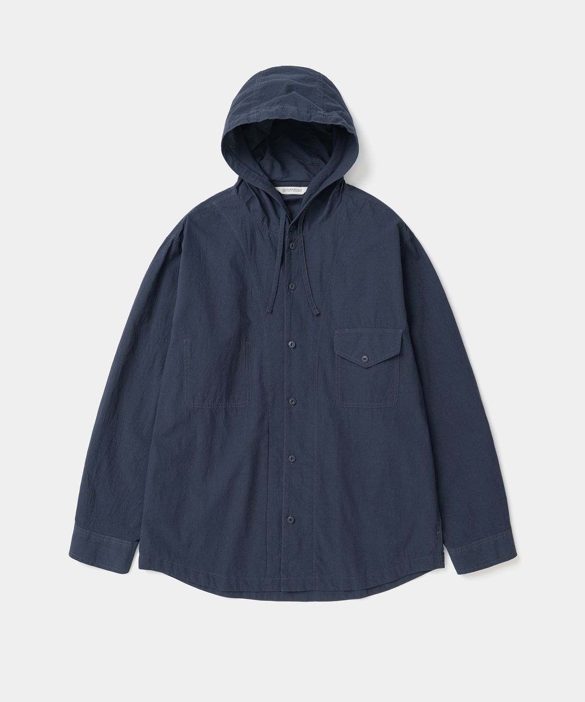 유니폼브릿지(UNIFORM BRIDGE) comfort hood shirt navy