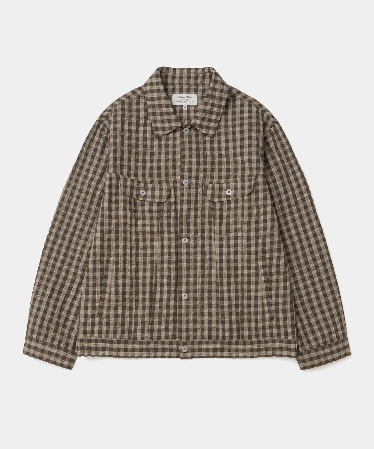 유니폼브릿지(UNIFORM BRIDGE) type-3 trucker jacket brown