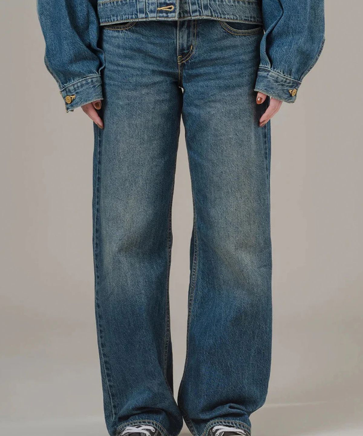 리바이스(LEVI'S) [SOFT GRUNGE] 로우 루즈 진 008D0-0000