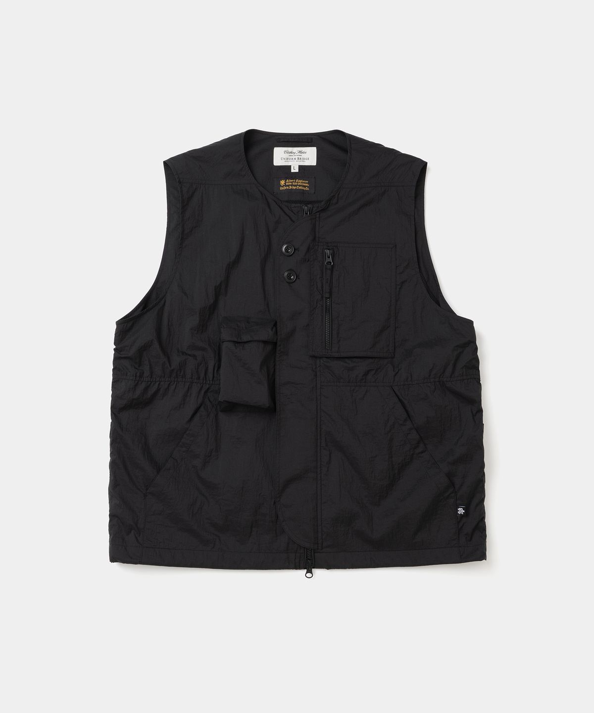 유니폼브릿지(UNIFORM BRIDGE) AE nylon utility vest black