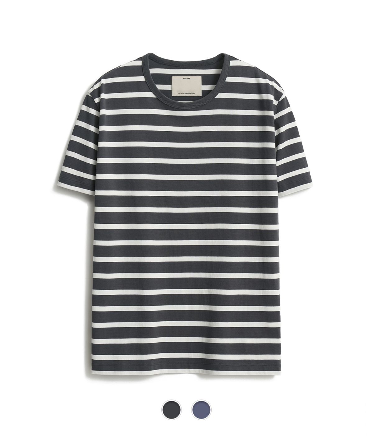 포터리(POTTERY) Short Sleeve Classic Stripe T-Shirt - 2 Color