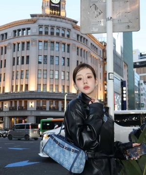 도비_DOVIE 데님 사첼 숄더백 HQ1A3A10