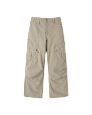 앵글 포켓 와이드 카고 팬츠_베이지