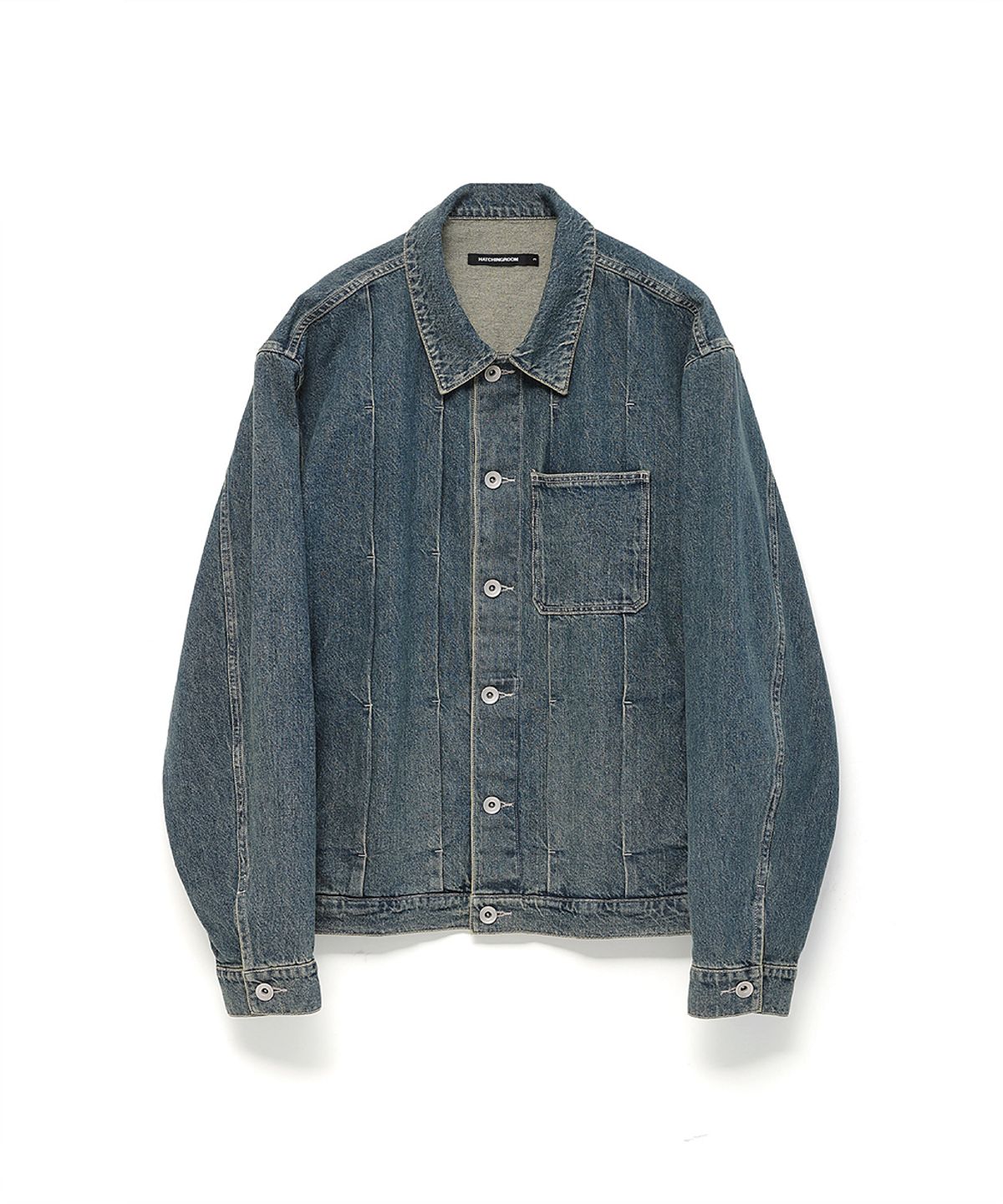 해칭룸(HATCHINGROOM) Trucker Jacket Vintage Blue