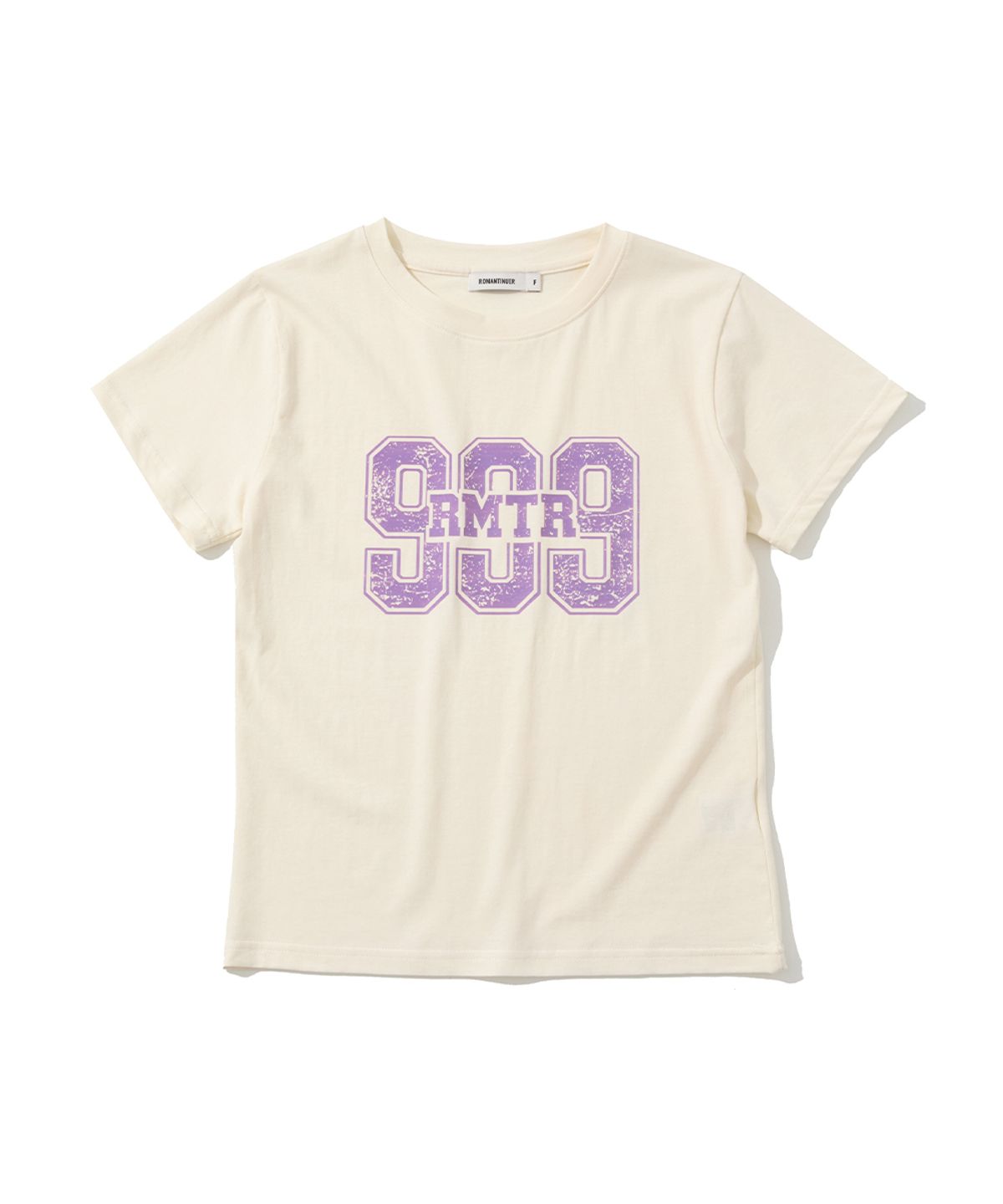 로맨티누어(ROMANTINUER) Vintage 999 T-Shirt (Ivory)