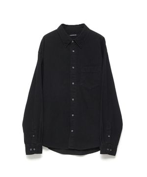 Over Denim Shirt Jet Black