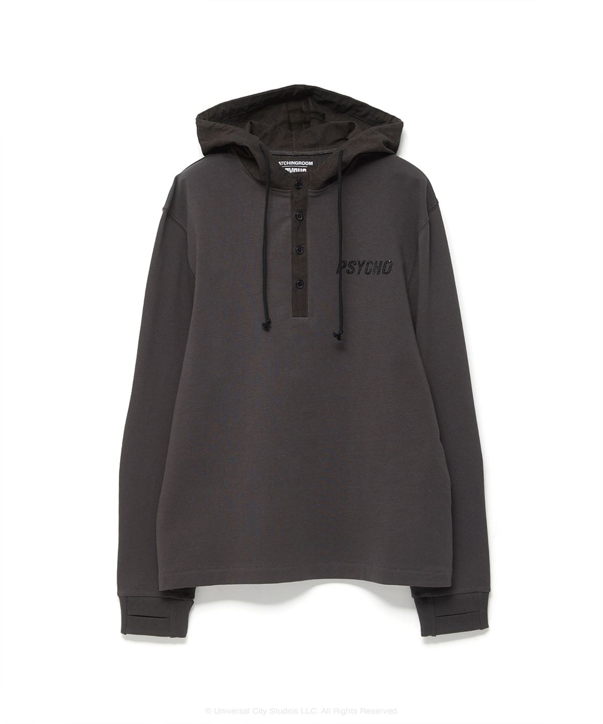 해칭룸(HATCHINGROOM) Psycho Hoodie Charcoal