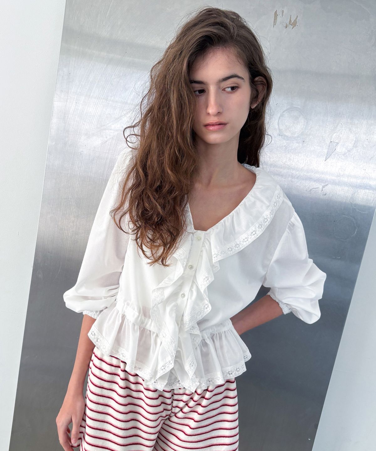 포에트서울(POETSEOUL) Voluminous Blouse_ivory
