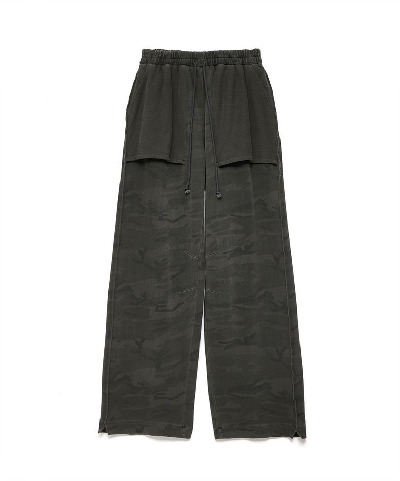 Reverse Sweat Pants Camo Dark Khaki