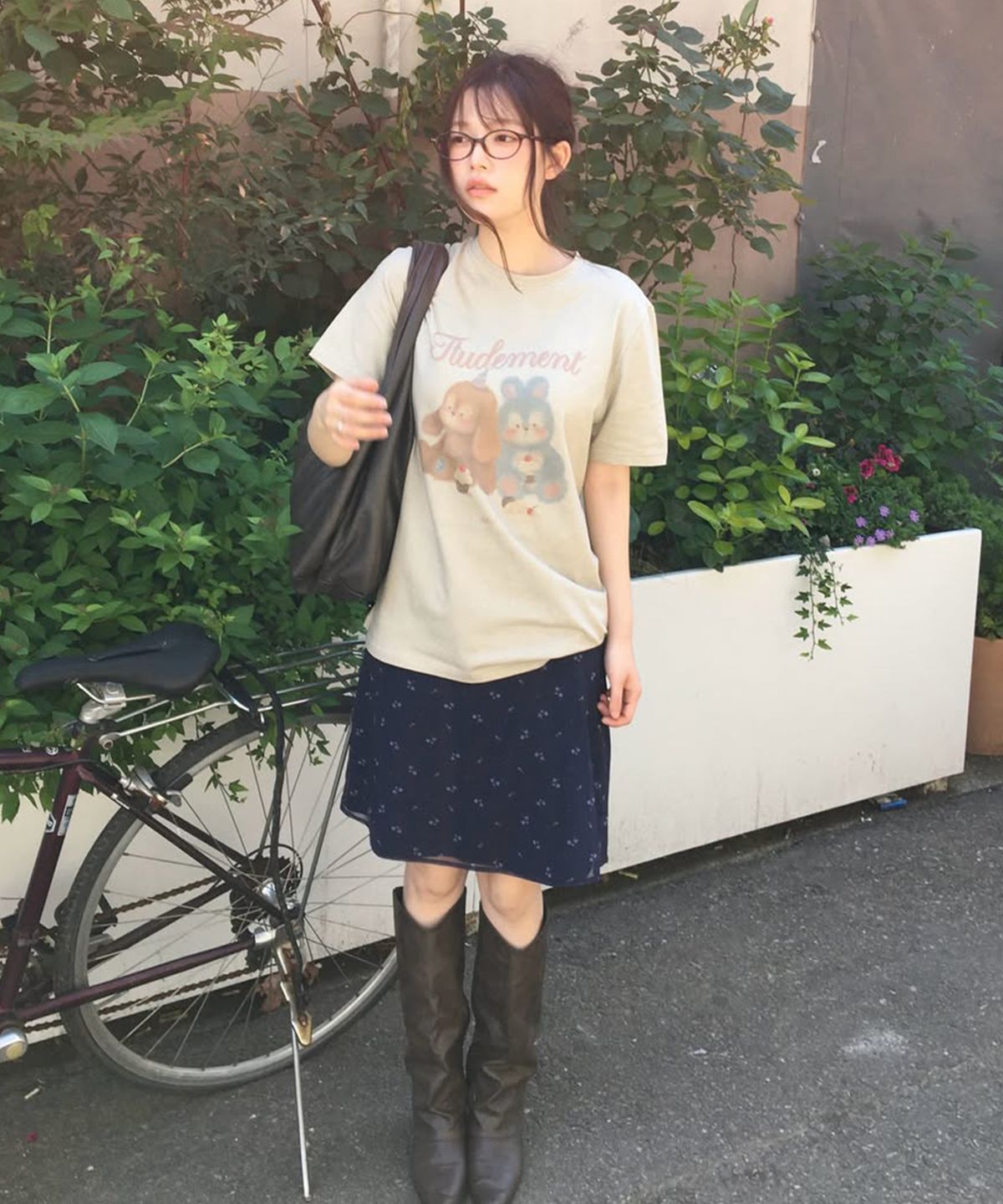 튜드먼트(TTUDEMENT) TTUDDI FRIENDS T-SHIRT_BEIGE