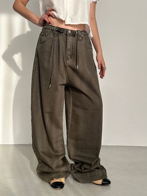 Stopper Wide Denim Pants (2C)