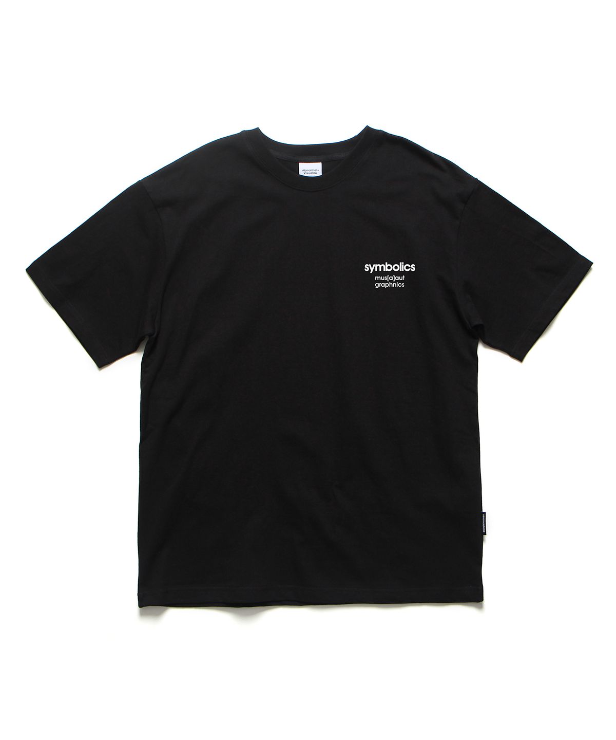 앱놀머씽(ABNORMALTHING) 심볼릭스 오버핏 티셔츠 블랙 (SYMBOLICS T-SHIRT BLACK)