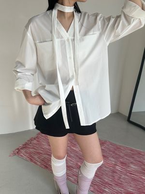 Detach Tie Blouse (2C)