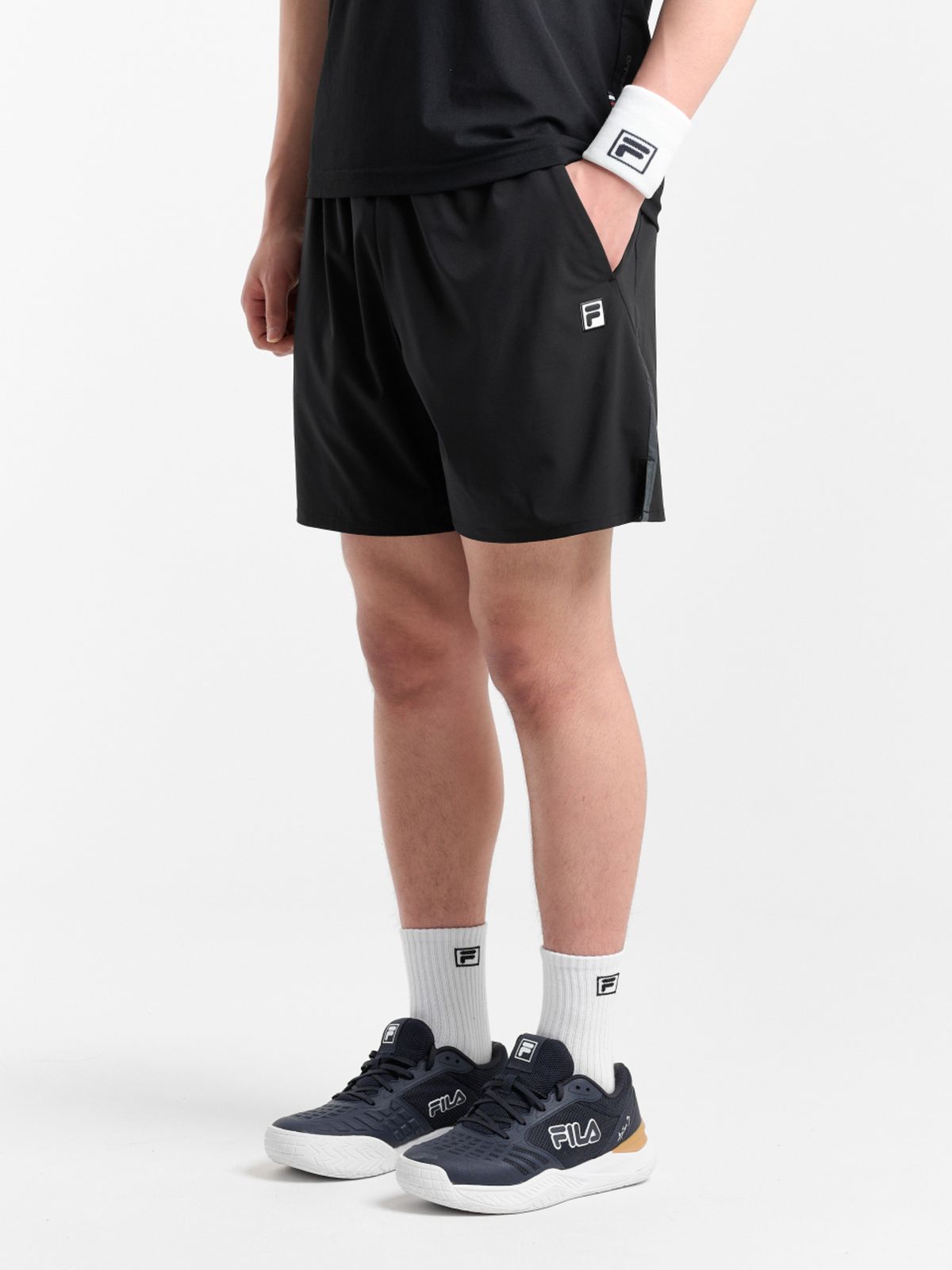 휠라(FILA) 테니스 7부 슬라이딩 쇼츠(FS262TR11M004001)