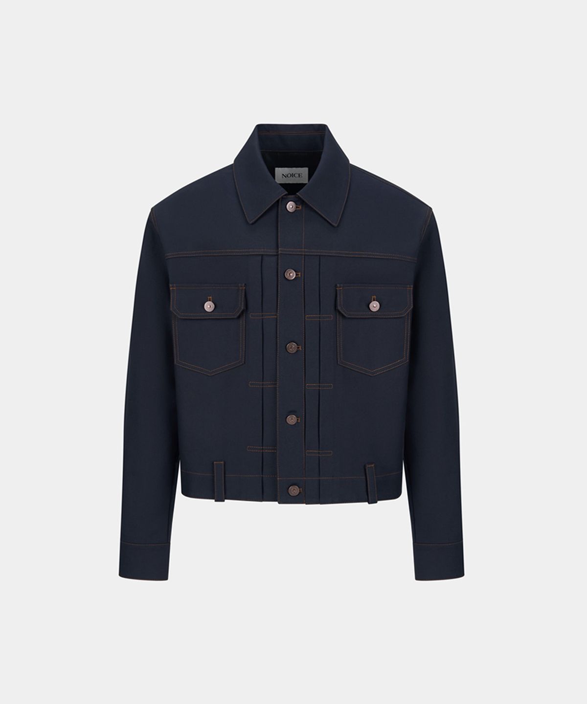 노이스(NOICE) TRUCKER WORK JACKET - DARK NAVY