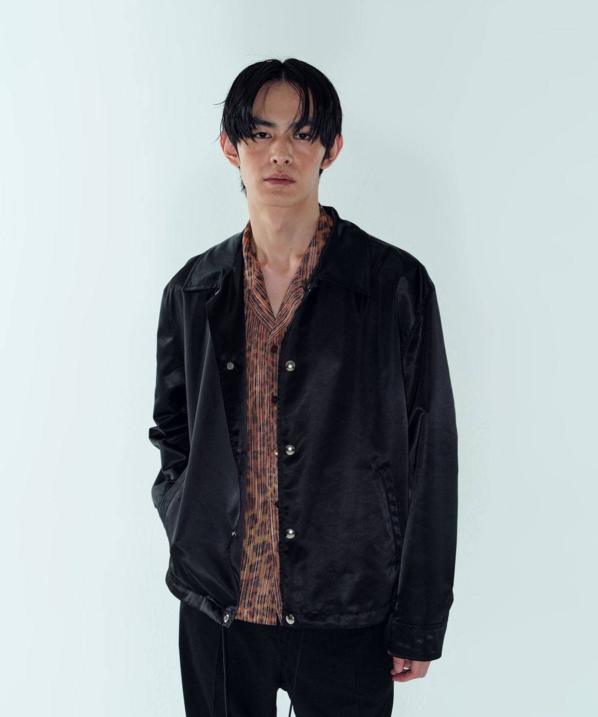 노이스(NOICE) SURF SOUND COACH JACKET - BLACK