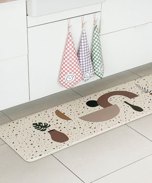 아트플라워 주방쿠션매트 pvc 싱크대 방수 다용도 키친