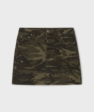 Camouflage Mini Skirt / WHWHG1391F