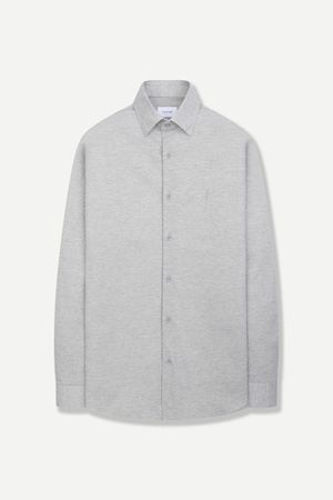 소프트 저지 스판 슬림핏 드레스 셔츠 그레이 YJFSUS559GY