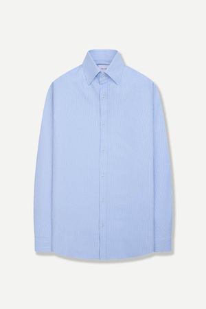 쿨터치 이지케어 슬림핏 셔츠 블루 YJFSIS359BL