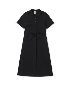 루트 카라 원피스 (S26MWROP61) Black