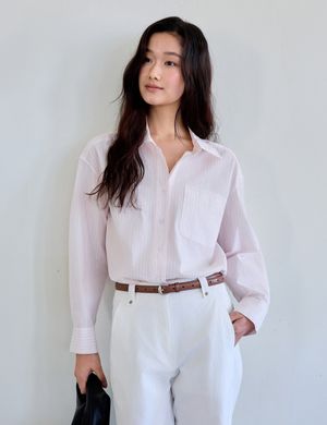 Classic Striped Shirt (Pink)