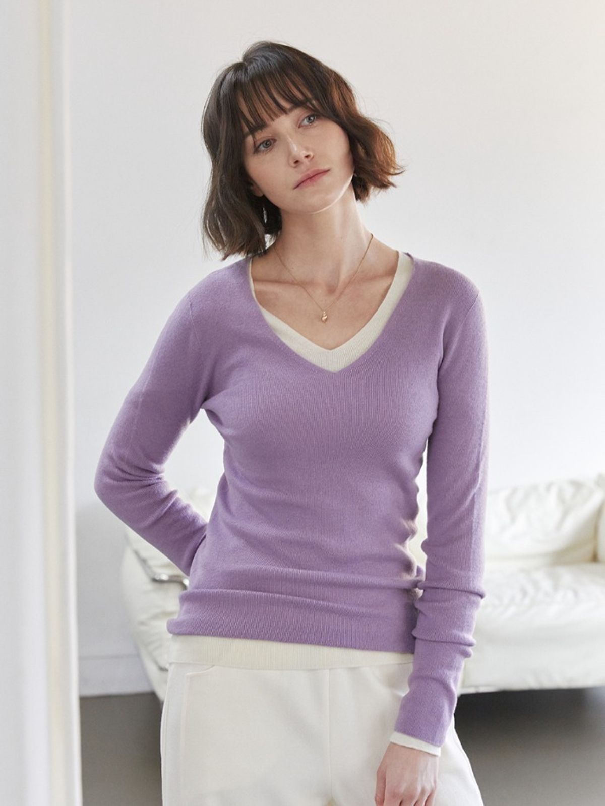 레이허(RAYHER) ESSENTIAL V-KNIT[2COLORS]