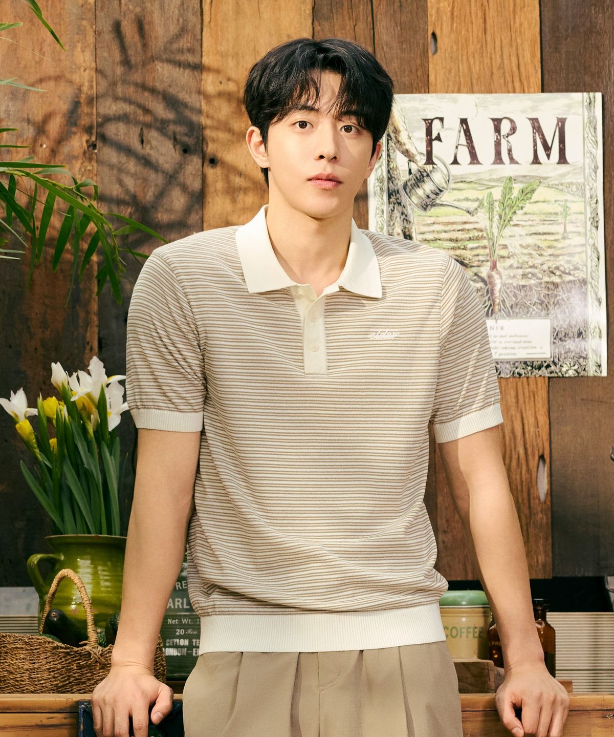 아이더(EIDER) ICE SWEATER (아이스 스웨터) 남성 반팔 폴로_Beige