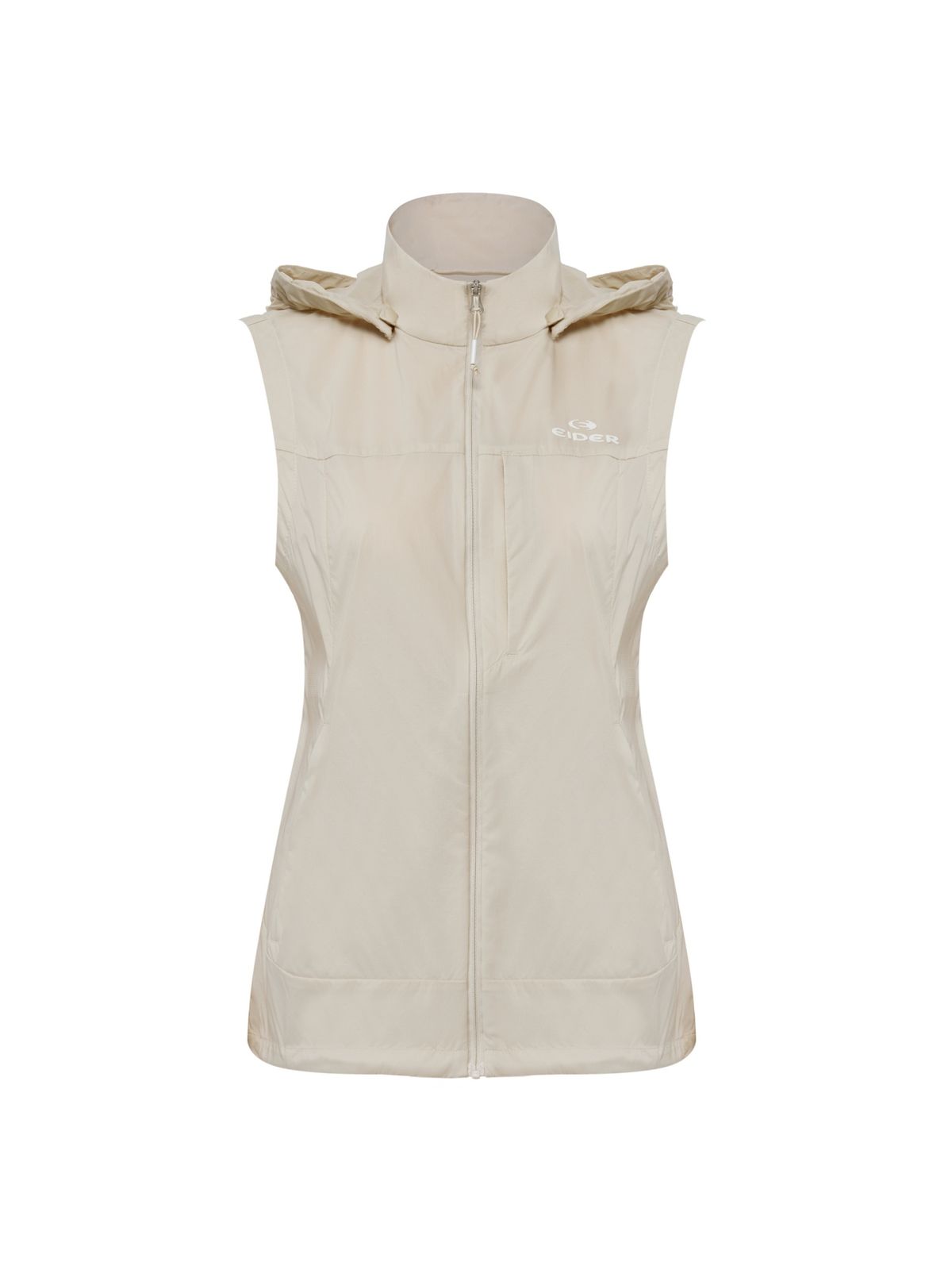 아이더(EIDER) PURE LITE (퓨어 라이트) 여성 경량 방풍 베스트_CREAM BEIGE