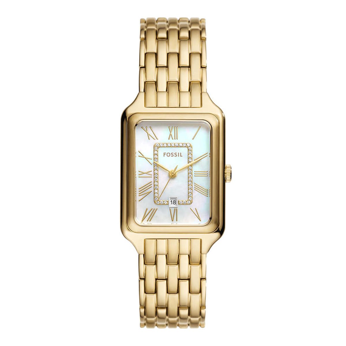 파슬(FOSSIL) ES5304 (Raquel) 라켈 자개 스퀘어 여성 메탈시계