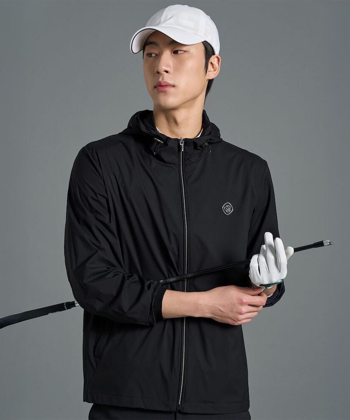 빈폴골프(BEANPOLE GOLF) [B_under] 남성 퍼포먼스 후디 점퍼 - 블랙