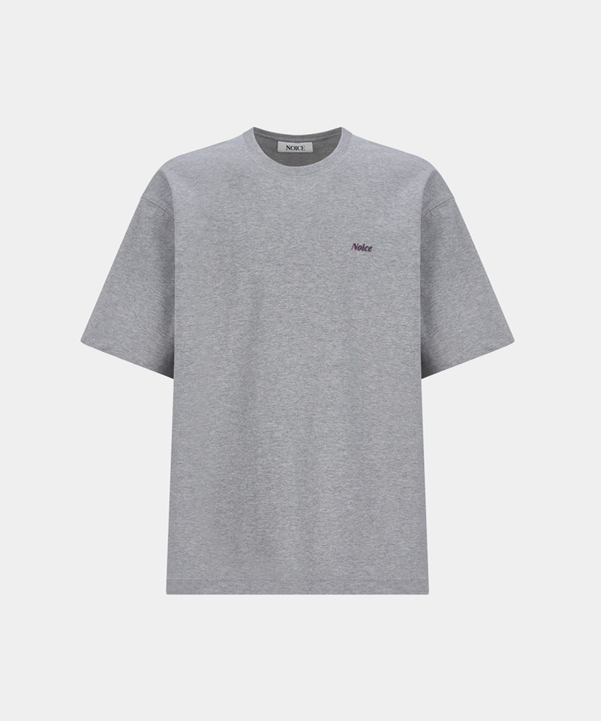 노이스(NOICE) WAVE RIDERS CLUB COTTON T-SHIRT - LIGHT GRAY