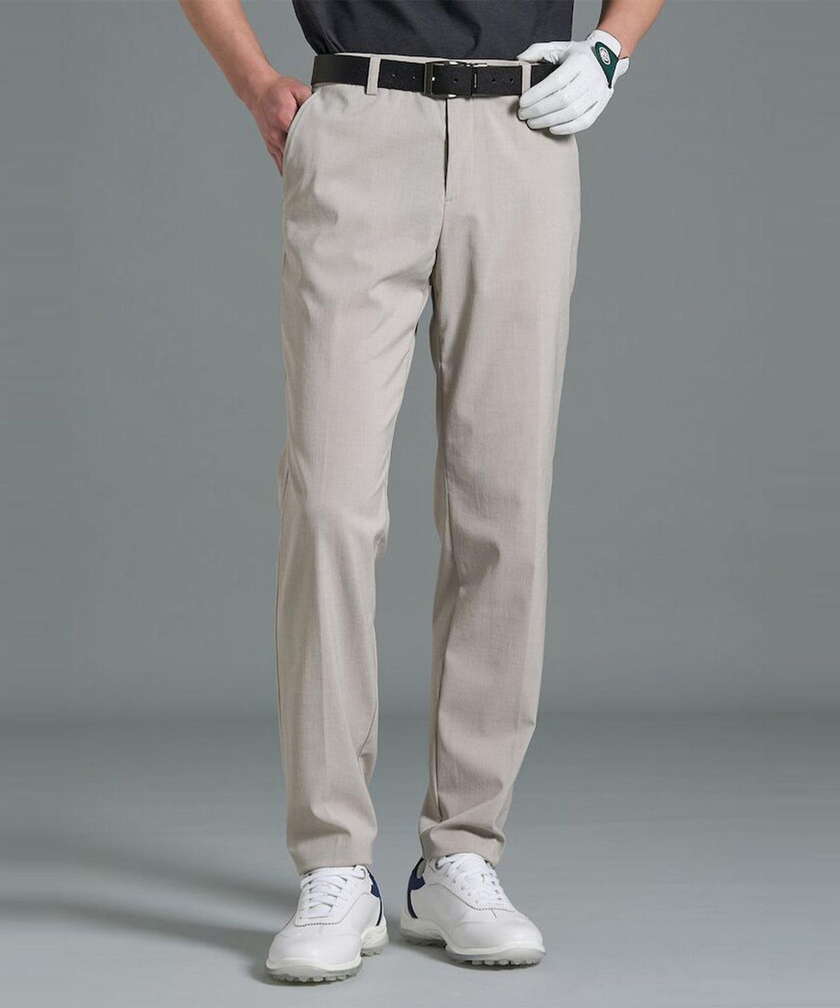 빈폴골프(BEANPOLE GOLF) 남성 투톤 스트레이트 팬츠 - 베이지