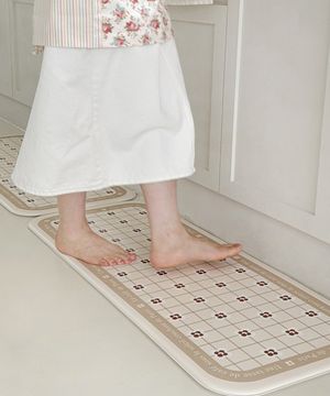 미니멀라인 지아트 주방쿠션매트 pvc 싱크대 방수 다용도 키친