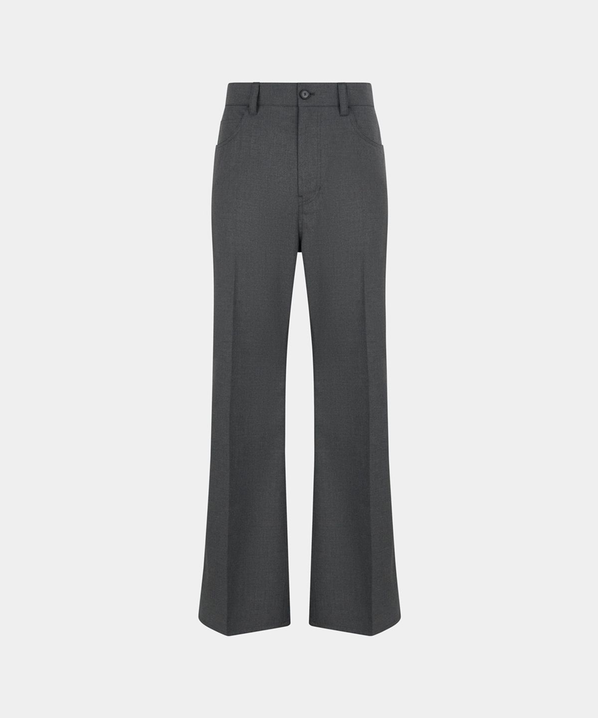 노이스(NOICE) TAILORED FLARED PANTS - DARK GRAY