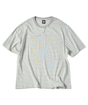 아르떼 스트라이프 반팔티 아이보리