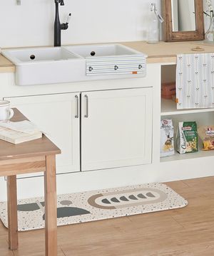 하프문테라조 주방쿠션매트 pvc 싱크대 방수 다용도 키친