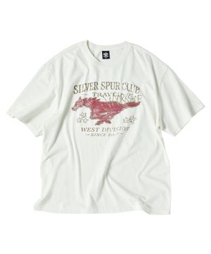 실버 스퍼 클럽 피그먼트 반팔티 크림