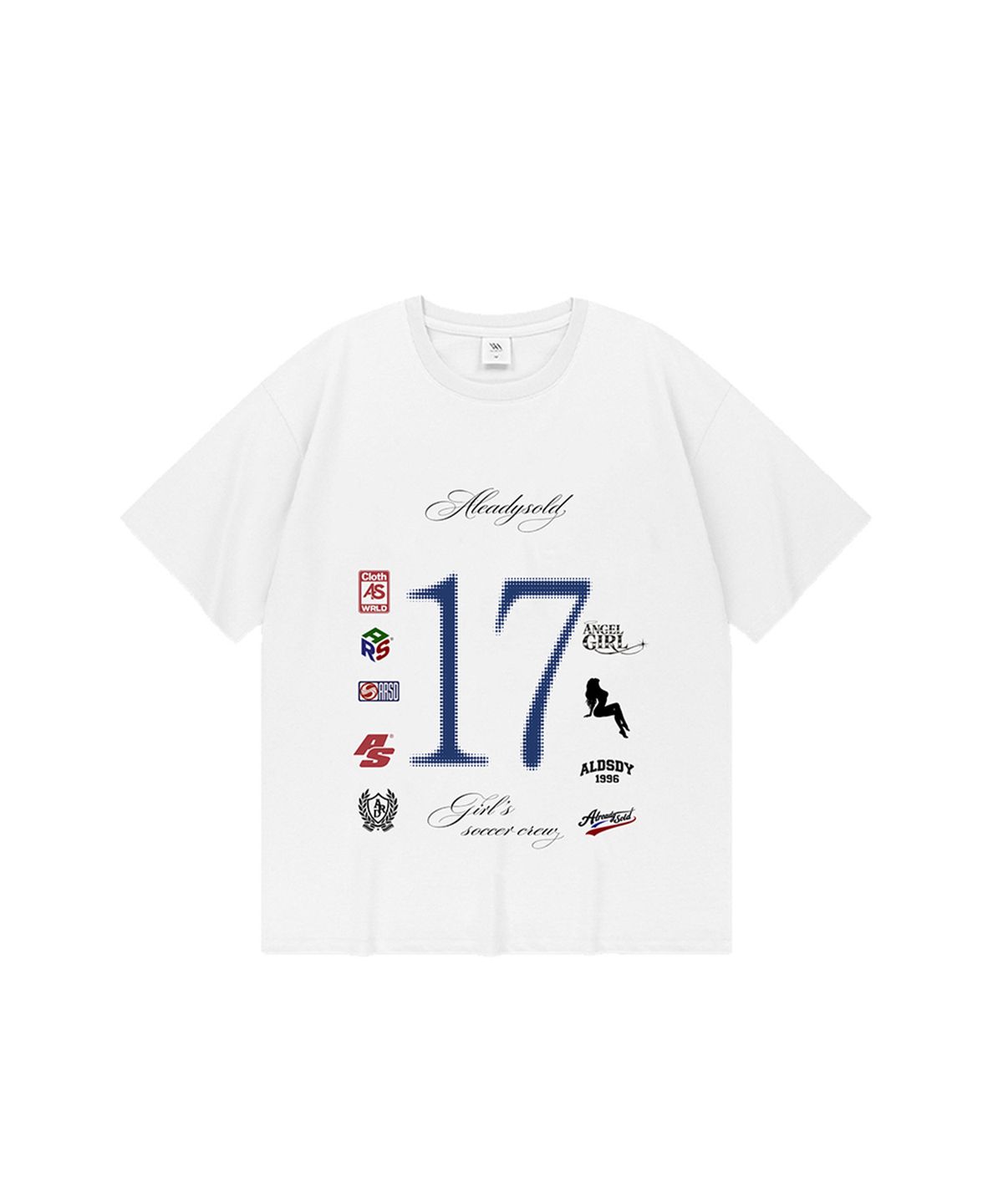 얼레디솔드(ALEADYSOLD) SOCCER CREW 쿨코튼 반팔티