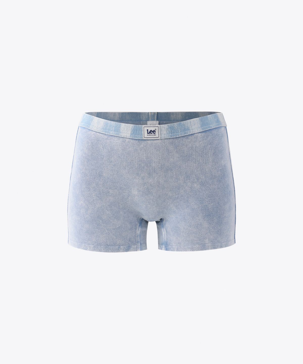 리 바디웨어(LEE BODYWEAR) 시그니처 피그먼트 보이쇼츠_데님블루