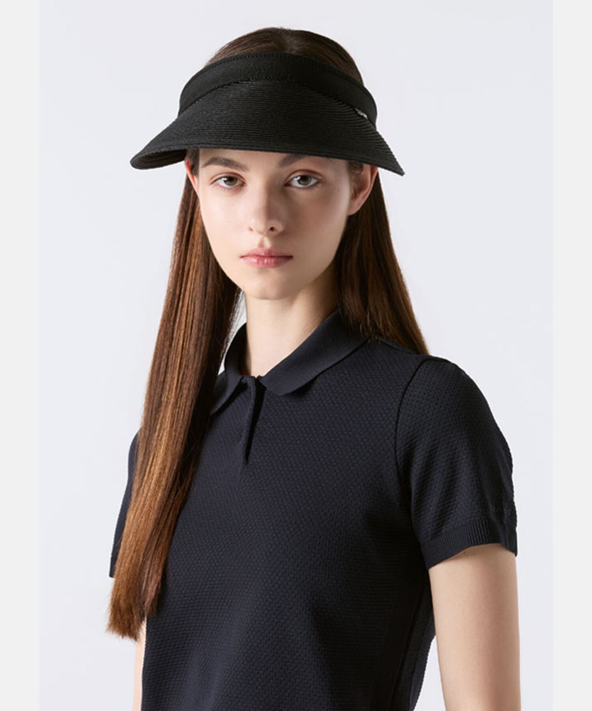 데상트(DESCENTE) 우먼스 선바이저 블랙 SR222UCP40
